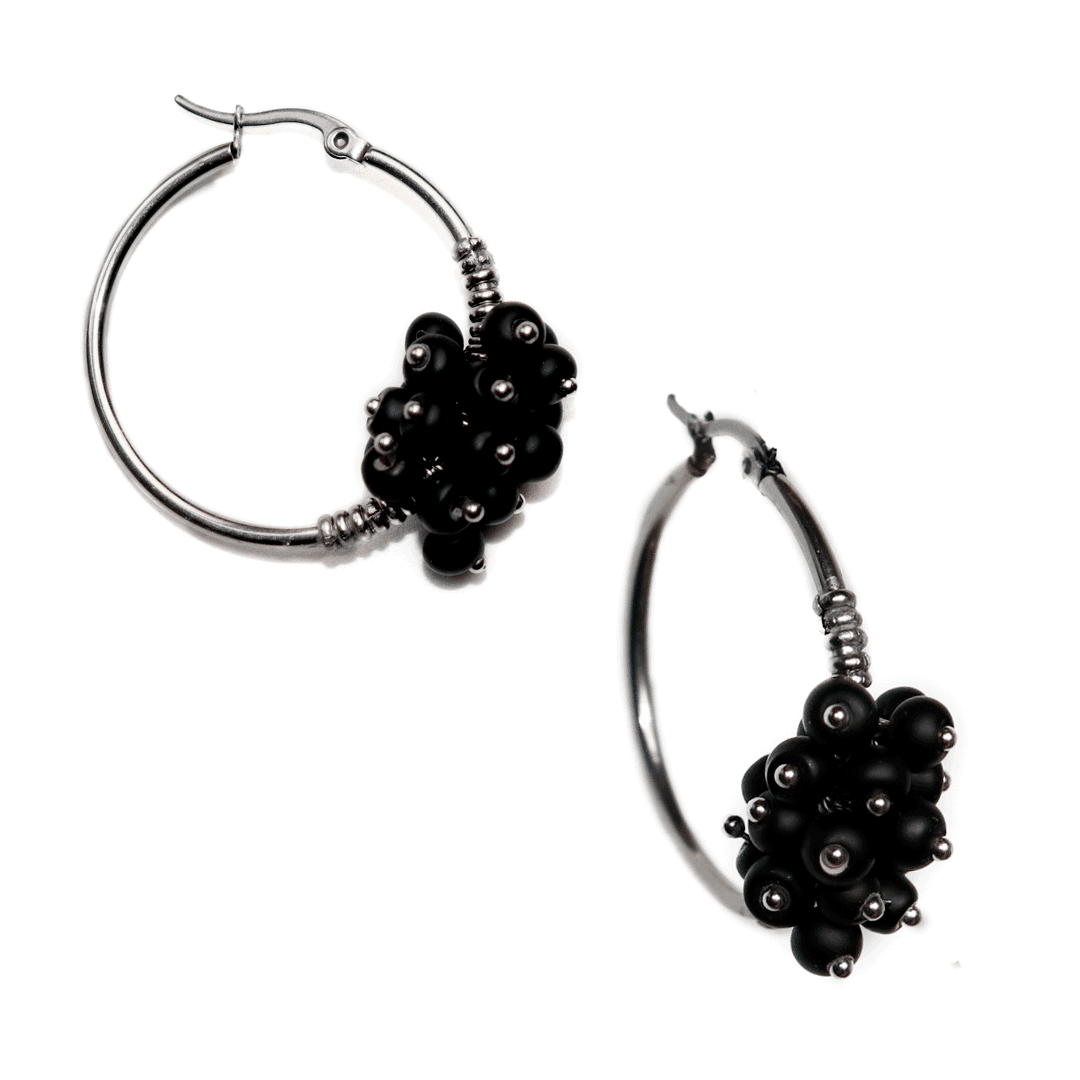 Pendientes_UFujZL Pendientes aro negros