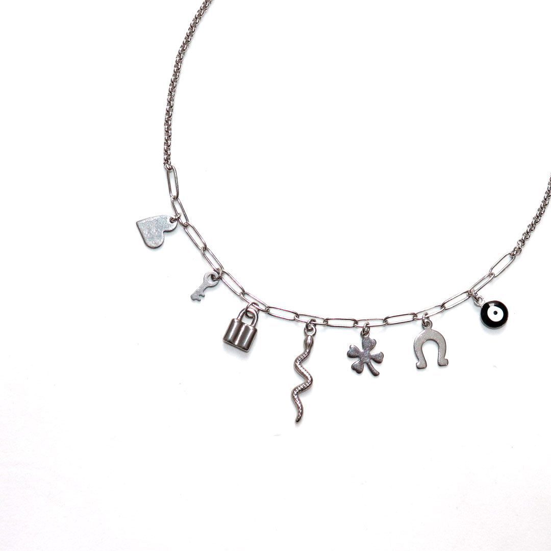 collar-serpiente2 Collar Charms Plata - detalle 2 - bisutería artesanal Katarsis