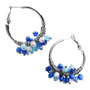 Pendientes azules