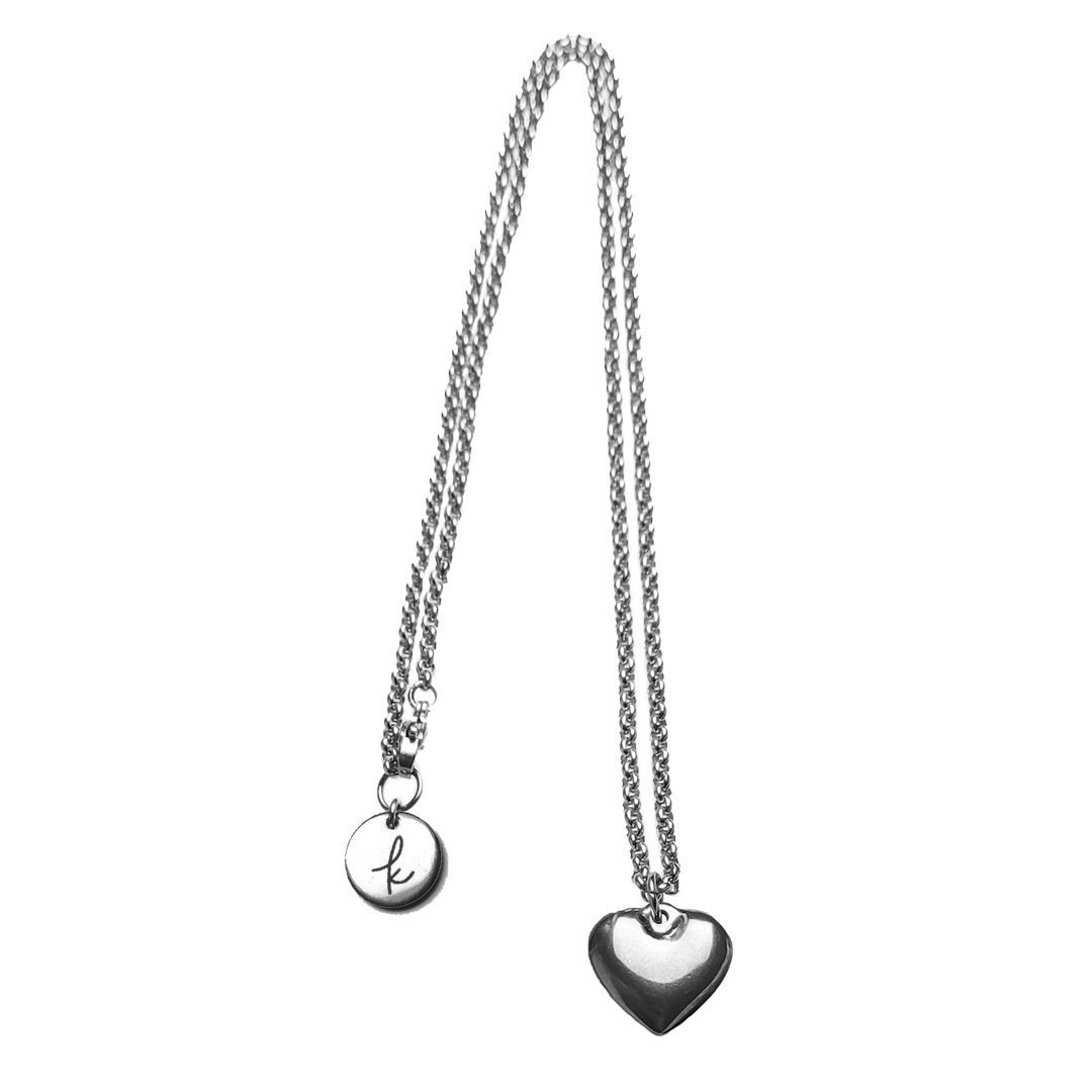 Collar_Co43on Collar corazón