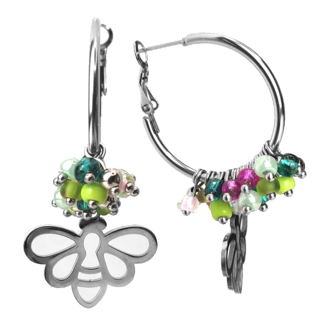 Pendientes abispa 4Oqk2 Pendientes abeja