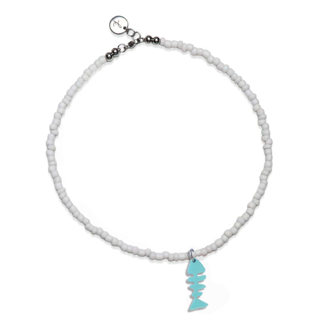 Collar Raspa Turquesa Collar Raspa 8prixt - detalle 6 - bisutería artesanal Katarsis