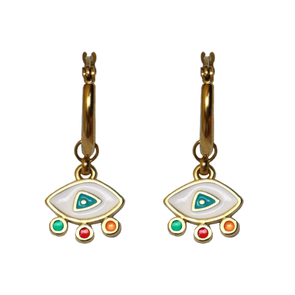 Pendientes ojo turco