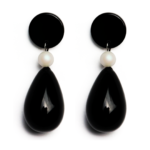 Pendientes Lagrimas Negras
