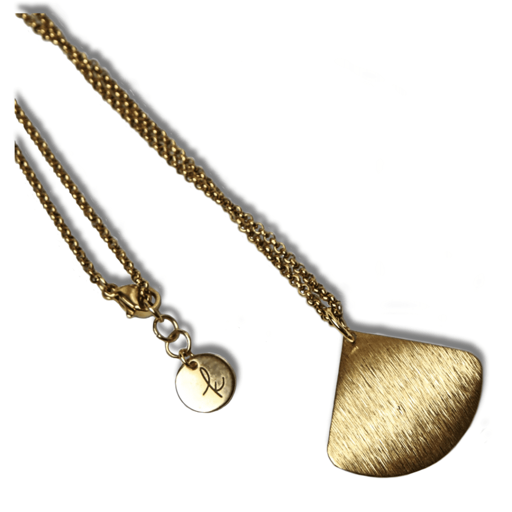 Collar dorado acero