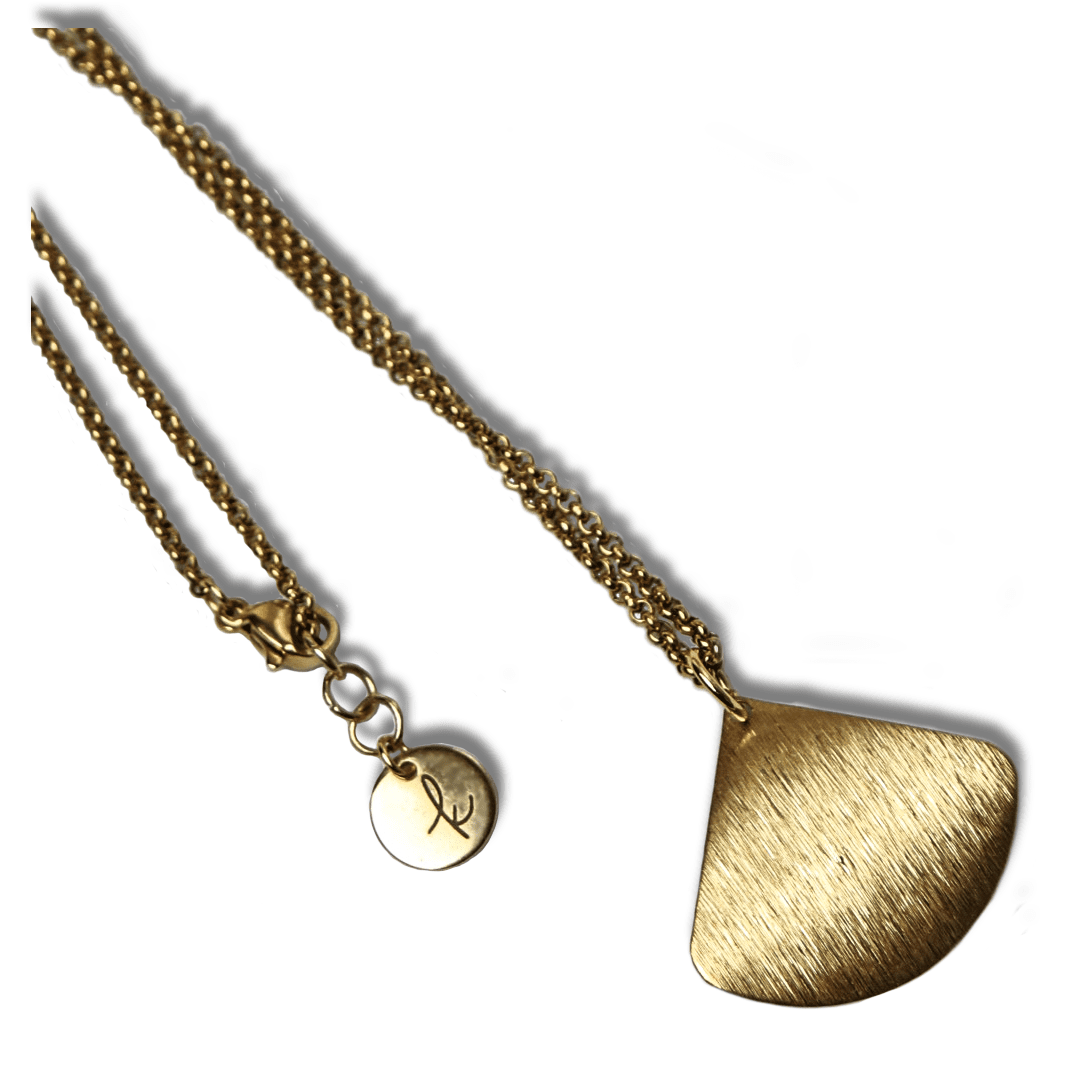 Collar dorado Collar dorado acero