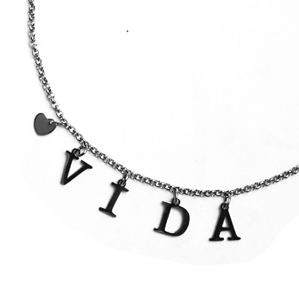 Collar Corazón-Vida - bisutería artesanal de Katarsis