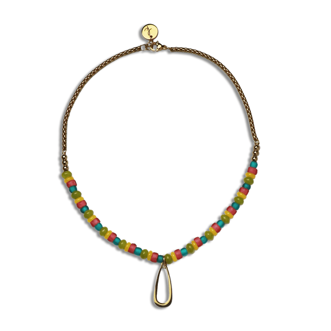 Collar multicolorok Collar Myka - bisutería artesanal de Katarsis