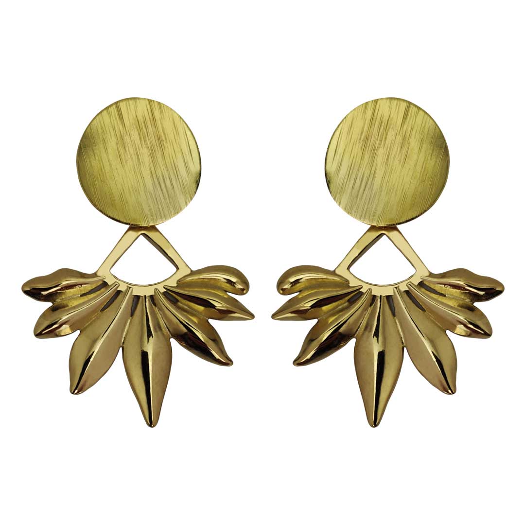 Pendientes-dorados-hojas-web Pendientes Vega - bisutería artesanal de Katarsis