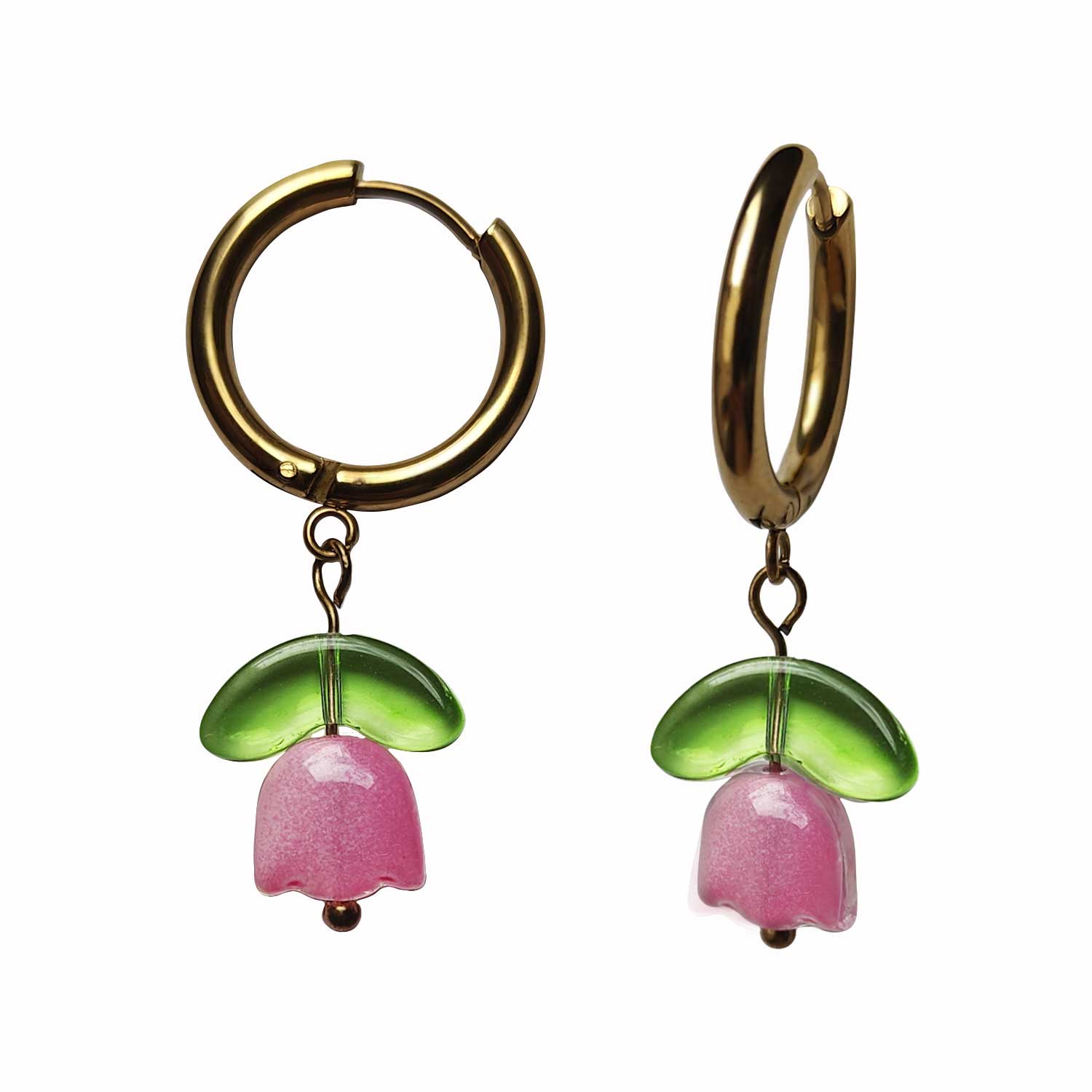 Pendientes-flor-web Pendientes Tulipán - bisutería artesanal de Katarsis