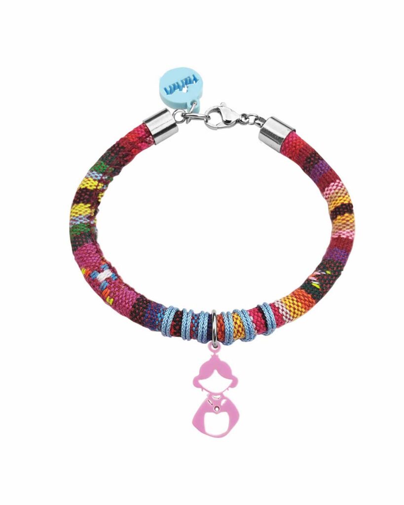Pulsera manchega lavanda - bisutería artesanal de Katarsis